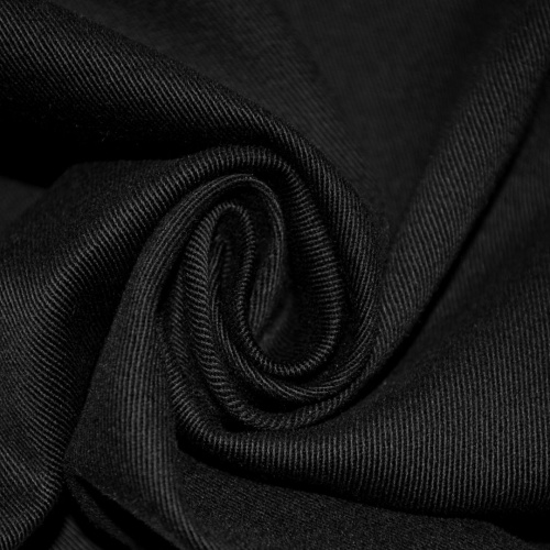 тканное  Черный 90124  3/1 S 98%хб/2%лайкра 143см 250гр (+/-5)