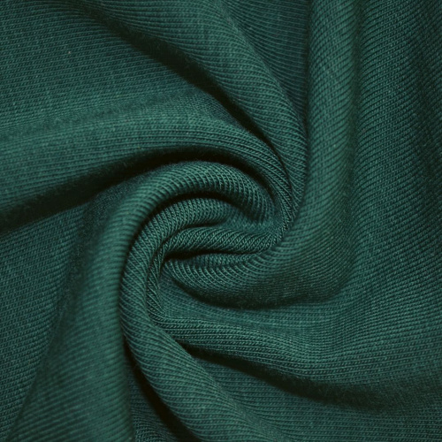 Кулирная гладь  Зелёный 19-5414 TPX Пенье 20/1 100%хб 178см 180гр (+/-5)
